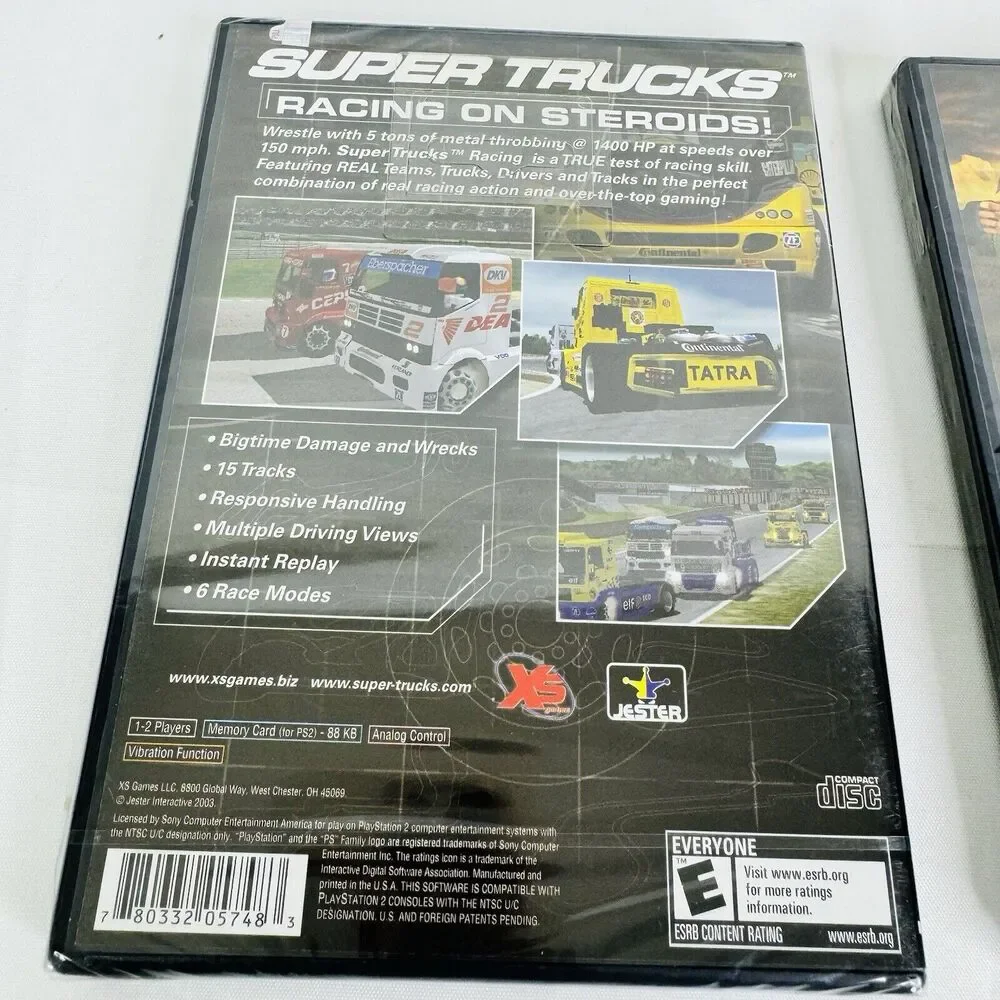 Lord of the Rings Aragorns Quest & Super Trucking Racing‎ (Sony PlayStation 2)